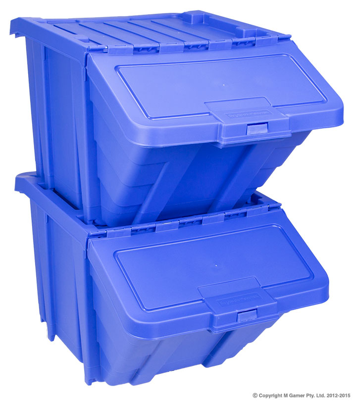 Geiger Jumbo Stackable Storage Bin Gamer